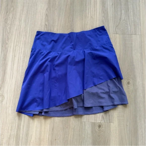 Athleta Blue and Purple Skater Skirt - Picture 3 of 8